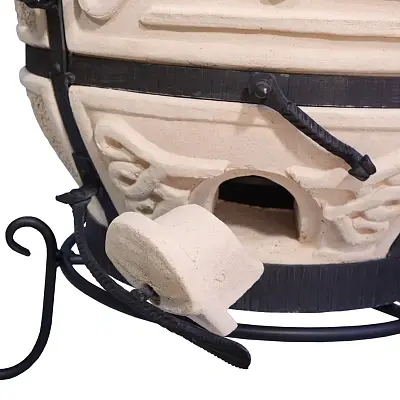 Тандыр Поручик с поворотной крышкой (в комплекте с подставкой)