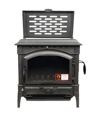 Фото Печь чугунная JAZZ II (с варочной поверхностью) в магазине Woodson