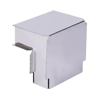 Угол КуБасту "Широкий" (вертикальный) — 90 гр — нерж 0,5 мм