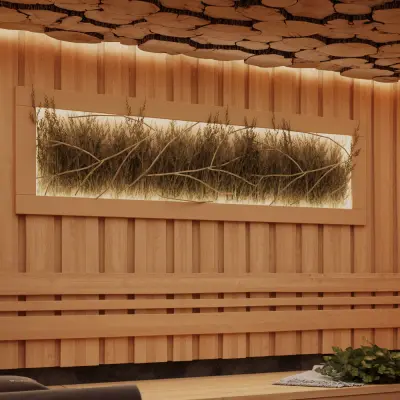 Панно "Травы" наличник Ольха