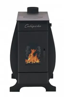 Фото Печь воздухогрейная "Сибирячка" 9 кВт. Кожух из нержавеющей стали в магазине Woodson