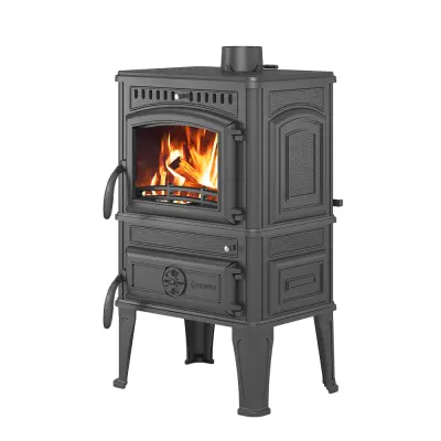 Фото Печь-камин Везувий LV-12 S "Антрацит" в магазине Woodson