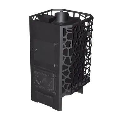 Фото Печь Сталь Мастер РАДА 6, закрытая каменка, (СЕТКА) в магазине Woodson