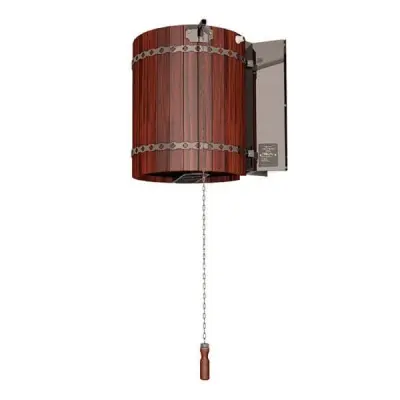 Обливное устройство для бани "Ливень" мини (+ деревянное обрамление "кр. дерево")