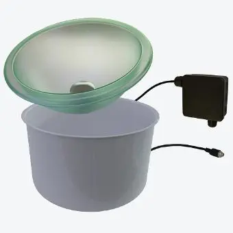 Шайка Cariitti Led, с водосливным отверстием