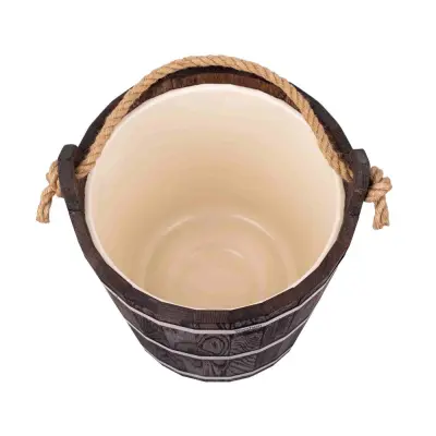 Запарник Woodson с пластиковой вставкой, 20 л., дуб в тёмном