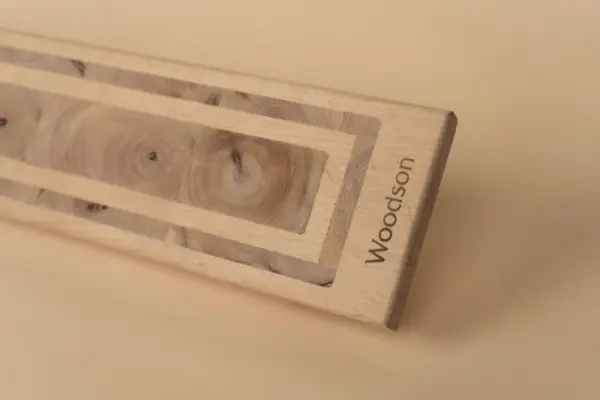 Светильник Woodson Фиджи линия, угловой со светодиодной лентой, ольха (24V)