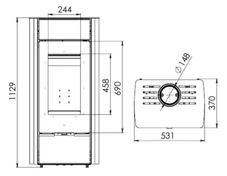 Фото Печь НАРОЧЬ в магазине Woodson