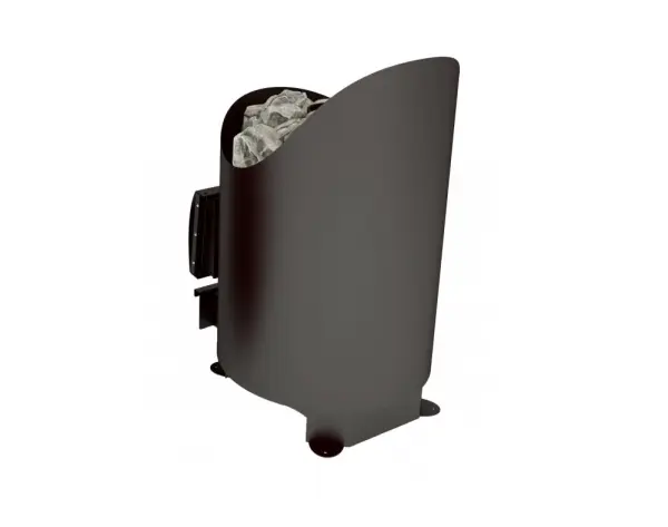 Фото Дровяная банная печь Grill'D Aurora 180 Short (дверца со стеклом) в магазине Woodson