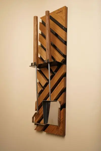 Набор каминный стеновой Woodson Rail (кочерга, совок)