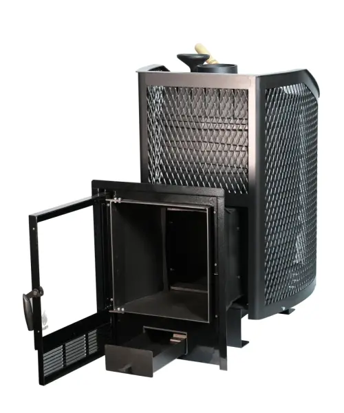 Фото Печь банная чугунная "Амур" с закрытой каменкой в магазине Woodson