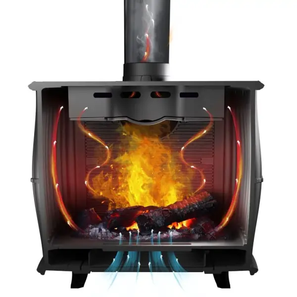 Фото Печь-камин "Маэстро II" в магазине Woodson