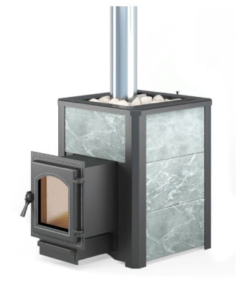 Фото Печь ВЕЗУВИЙ Легенда 16 (270) талькохлорит 400*200*20 мм в магазине Woodson