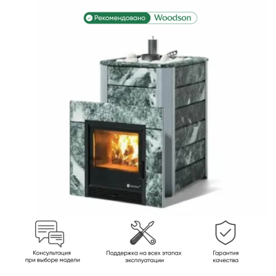 Фото Печь Изистим Ялта 25 К/2024  Змеевик в магазине Woodson