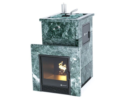 Фото Печь «Сочи» М2 в полноценном кожухе с открытым верхом Змеевик в магазине Woodson