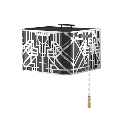 Обливное устройство EVEREST Эмаль Черная Гэлэкси нерж 15л