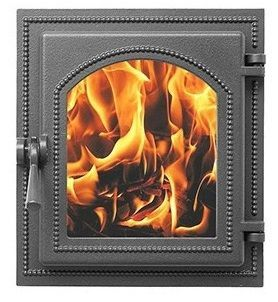 Дверка ВЕЗУВИЙ каминная 220 (Антрацит)