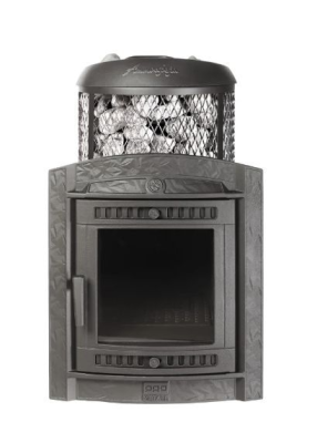 Фото Печь банная "Атмосфера L" комбинированная сетка-ламель "Верде Гватемала" в магазине Woodson