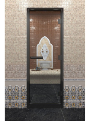 Комплект наличников Хамам Черный мат. 25мм 1900*700