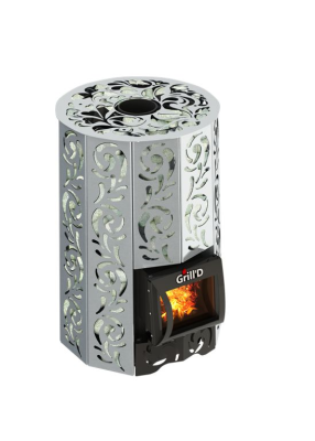 Фото Дровяная банная печь Grill'D Violet Steel Short в магазине Woodson