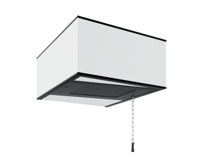 Обливное устройство КАСКАД 30 / с кожухом из керамики Белый