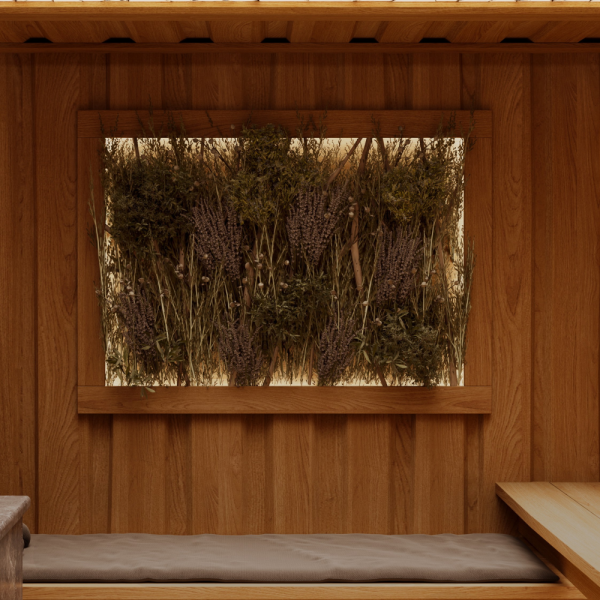 Панно "Травы" наличник Ольха