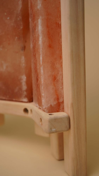 Абажур Woodson тройной с гималайской солью, ольха