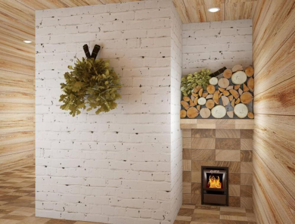 Фото Дровяная банная печь Grill'D Aurora 160 Long (дверца со стеклом) в магазине Woodson