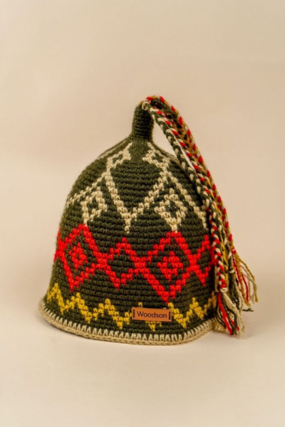 Шапка вязаная для бани Woodson Хан
