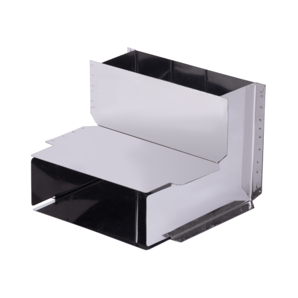 Угол КуБасту "Широкий" (вертикальный) — 90 гр — нерж 0,5 мм