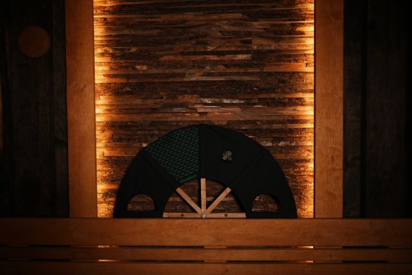 Веер Woodson Арома, чёрный