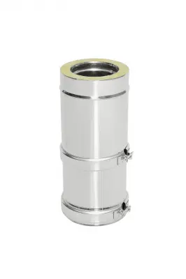 Фото Труба Телескоп Термо L (300-450) ТТТ-Р 304-0.8/304 D130/230 с одним хомутом 