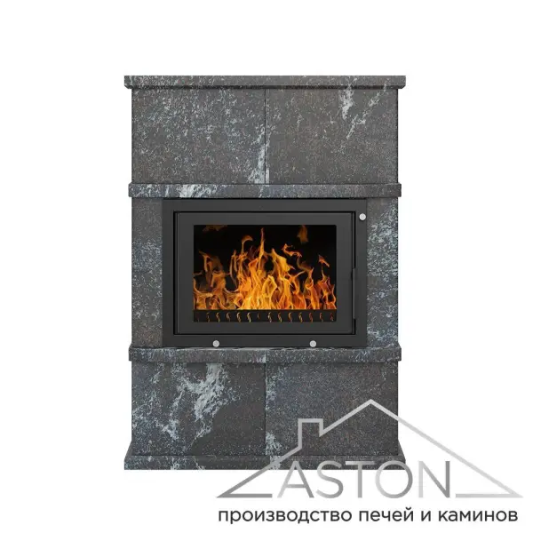 Камин ASTON 600 "ВЫБОРГ" Н-1176 Амфиболит