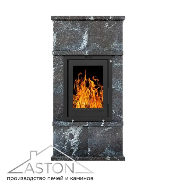Камин ASTON Вертикаль "ВЫБОРГ" Н-1346 Амфиболит