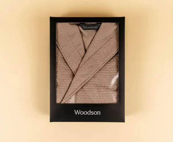 Халат вафельный Woodson, creamy (56)